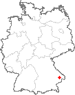 Karte Auerbach, Niederbayern